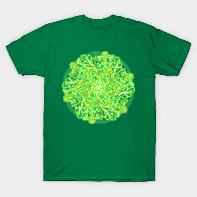 Green plants pattern T-Shirt by maryglu